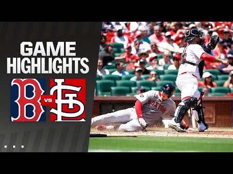 Red Sox vs. Cardinals Game Highlights (5/19/24) | MLB Highlights