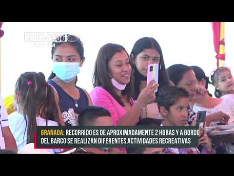 Familias recorren Isletas de Granada durante este fin de semana - Nicaragua