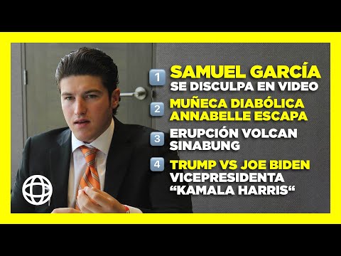 Samuel García se Dísculpa, TRUMP vs JOE BIDEN Vicepresidenta Kamala Harris y Anabelle escapó.