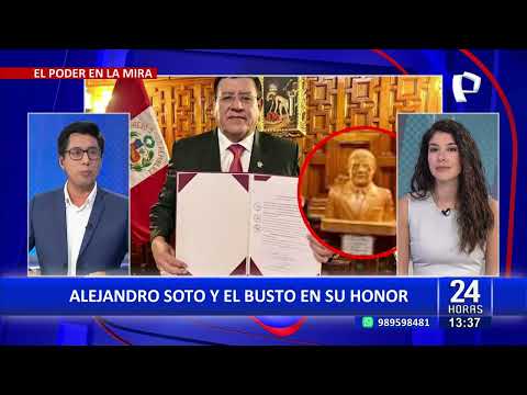 24Horas VIVO | Alejandro Soto y el busto en su honor