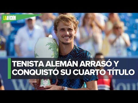 Alexander Zverev vence a Andrey Rublev y gana el Masters 1000 de Cincinnati