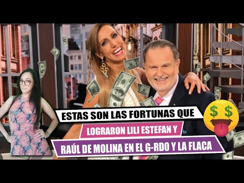 ??Estas son las fortunas que? lograron LILI ESTEFAN y RAÚL DE MOLINA en el El Gordo y la Flaca