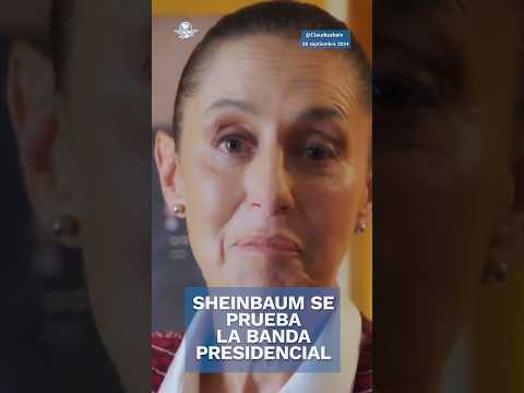 Así es la banda presidencial que portará Claudia Sheinbaum el 1 de octubre #Shorts