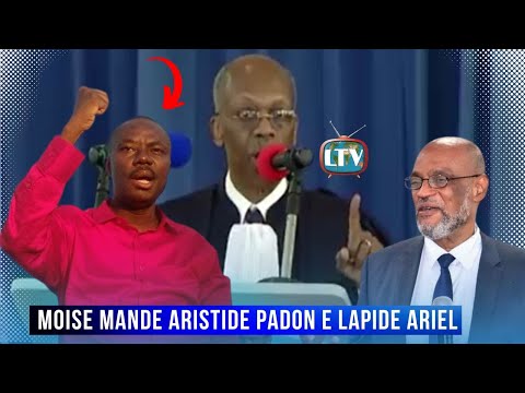 Jean Charles Moise dedouble li mande Aristide padon e deklare Ariel Henry se yon moun fou