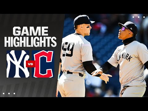 Yankees vs. Guardians Game 1 Highlights (4/13/24) | MLB Highlights