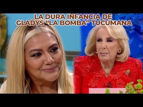 La reacción de Gladys La Bomba Tucumana cuando Mirtha le preguntó sobre su infancia