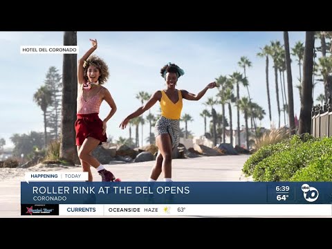 Roller-skating rink opens at Hotel Del Coronado