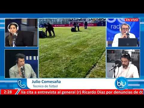 ¿Una mala cancha a quién afecta? el DT Julio Comesaña le responde a Javier Hernández Bonet