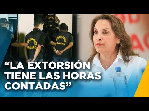 DINA BOLUARTE EN VIVO: ¿QUÉ MEDIDAS TOMARÁ PARA ERRADICAR LA EXTORSIÓN EN PERÚ?