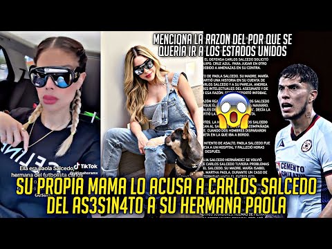 MAMA DE CARLOS SALCEDO LO ACUS4 DEL AS3S1N4T0 DE SU PAOLA SALCEDO JUNTO A SU PAREJA ANDREA NAVARRO