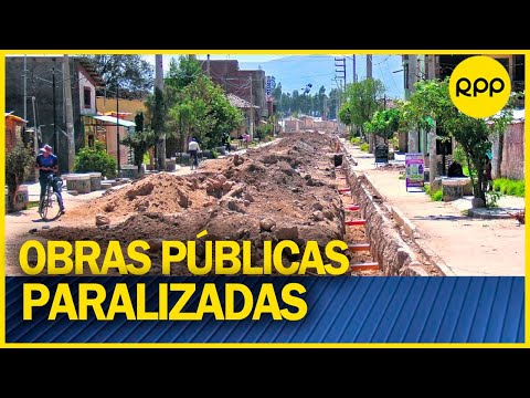 Obras públicas paralizadas: ¿quiénes son los más afectados?
