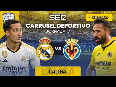 ? REAL MADRID vs VILLARREAL  EN DIRECTO #LaLiga 23/24 - Jornada 17 en vivo