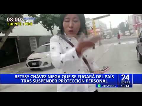 Betssy Chávez: expremier asegura que no fugará del país tras pedir que le retiren su seguridad