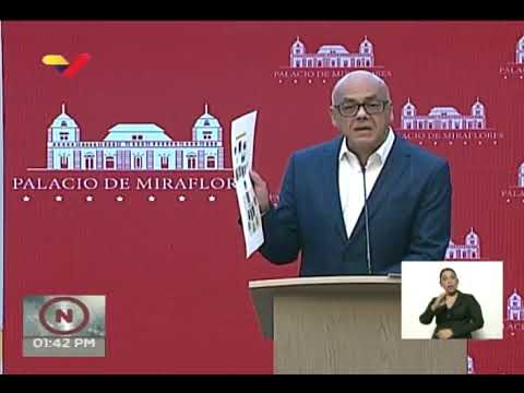 Jorge Rodríguez, rueda de prensa el 12 mayo 2020 sobre intento de golpe de estado e incursión