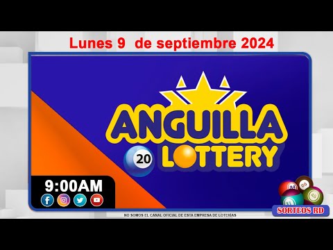 Anguilla Lottery en VIVO  | Lunes 9 de septiembre 2024 - 9:00 AM #loteriasdominicanas