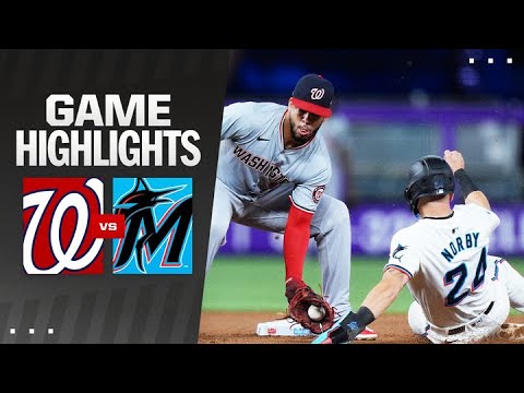 Nationals vs. Marlins Game Highlights (9/3/24) | MLB Highlights