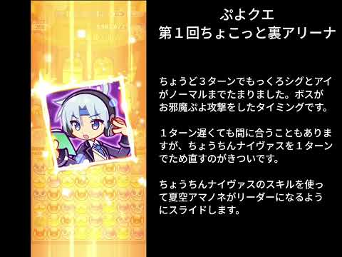 ぷよクエ 第１回ちょこっと裏アリーナ