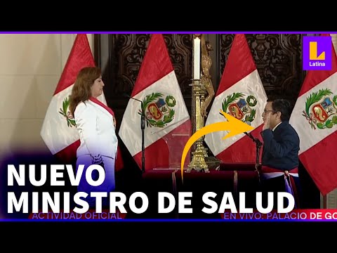 Dina Boluarte juramenta a nuevo ministro de Salud, César Vásquez