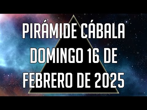 ? Pirámide Cábala para el Domingo 16 de Febrero de 2025 - Lotería de Panamá