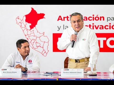 Premier Adrianzén insta a los distintos alcaldes a ejecutar sus presupuestos