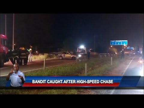 Bandit Caught After High-Speed Chase