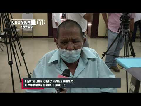 Hospital Lenín Fonseca con una nueva jornada de vacunas contra el COVID-19 - Nicaragua