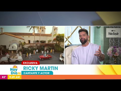 EXCLUSIVA: Emocionado Ricky Martin de estar en la nueva serie Palm Royale