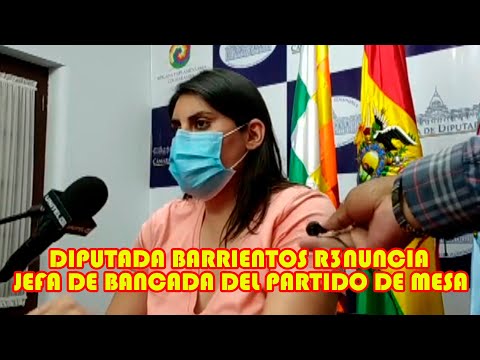 SENADORA BARRIENTOS EXPLICA RAZONES DE SU R3NUNCIA JEFATURA DE LA BANCADA DE COMUNIDAD CIUDADANA