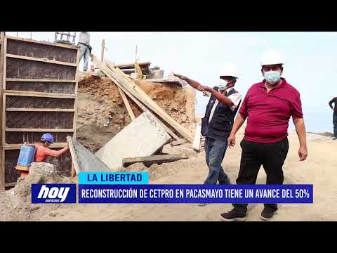 Reconstrucción de CETPRO en Pacasmayo tiene un avance del 50%