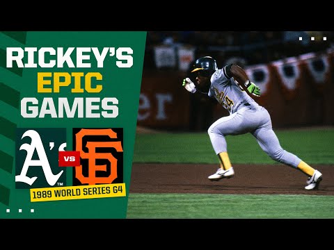 FULL GAME: 1989 World Series Game 4 | Athletics vs. Giants (ft. Rickey Henderson HR)