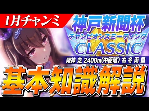 【ウマ娘】追込が久しぶりに大暴れ！？1月CLASSICチャンミ『神戸新聞杯』基本知識解説