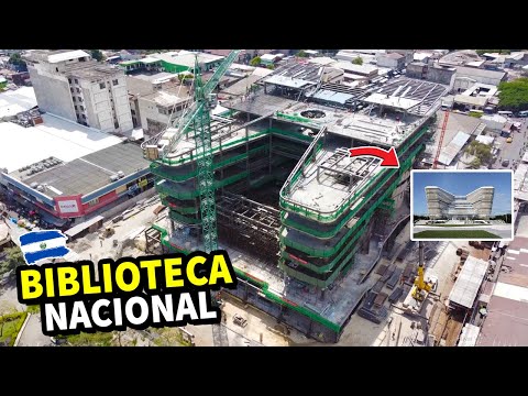 LA BIBLIOTECA mas GRANDE de EL SALVADOR en el CENTRO HISTORICO