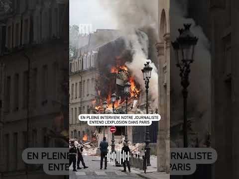 Explosion rue Saint-Jacques à Paris