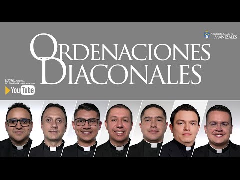 Ordenación Diaconal 2024 Arquidiócesis de Manizales.