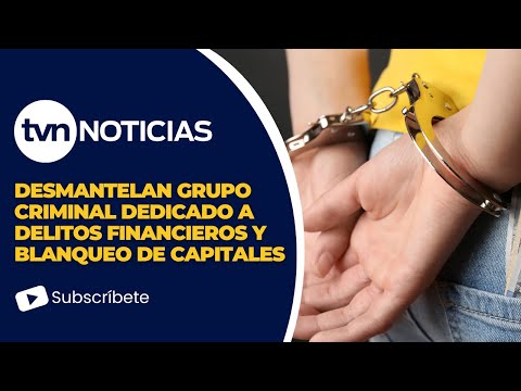 Desmantelan grupo criminal dedicado a delitos financieros y blanqueo de capitales