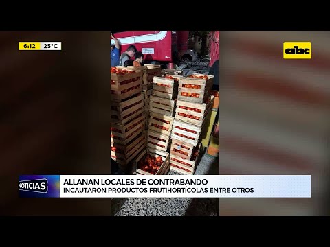 Golpe al contrabando tras incautación de mercaderías