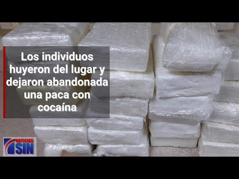 Incautan 23 paquetes de cocaína en Barahona