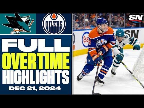 San Jose Sharks at Edmonton Oilers | FULL Overtime Highlights - December 21, 2024ii