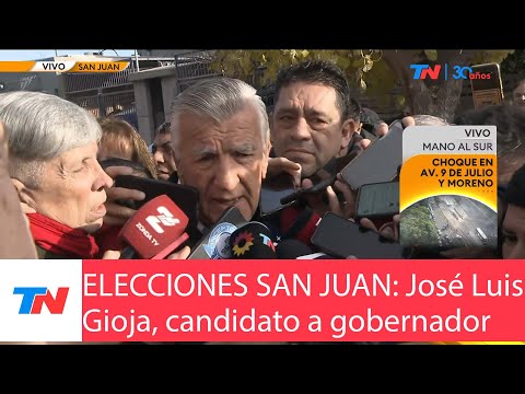 ELECCIONES EN SAN JUAN: El que va a decidir es el pueblo Gioja, candidato a gobernador