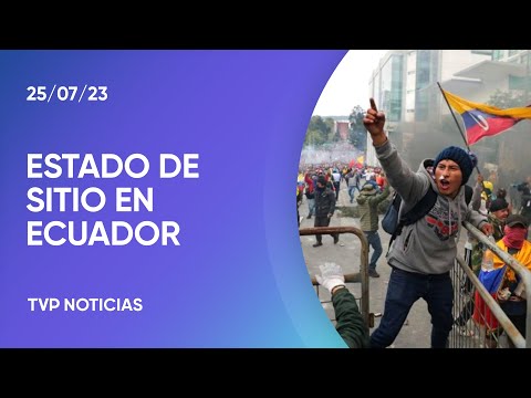Ecuador: Estado de sitio y toque de queda en algunas regiones