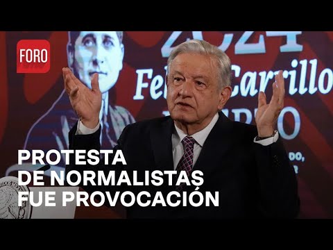 AMLO califica hechos afuera de Palacio Nacional como provocación - Expreso de la Mañana