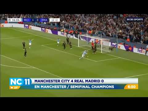Manchester City goleó al Real Madrid y pasó a la final de Champions
