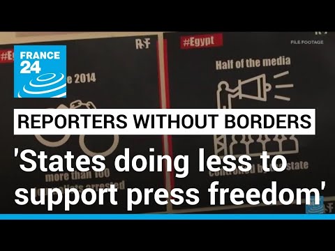 States doing less to support press freedom, says watchdog as world rankings unveiled • FRANCE 24