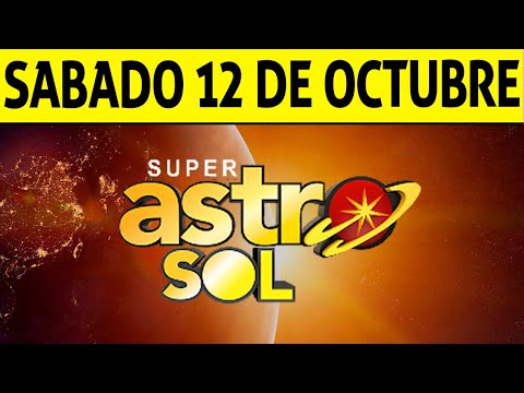 Resultado de ASTRO SOL del Sábado 12 de Octubre de 2024  SUPER ASTRO