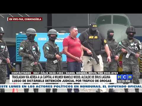 Trasladan a Tegucigalpa al alcalde de Brus Laguna tras su detención judicial por tráfico de drogas