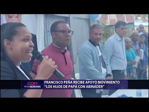 Francisco Peña recibe apoyo movimiento “Los Hijos de Papá con Abinader”