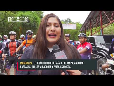 Reserva Natural el Arenal, en Matagalpa, cede del rally ciclístico - Nicaragua