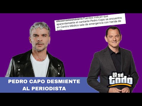 Pedro Capo desmiente a él periodista | Show Completo