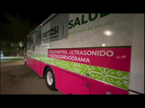 Arriba caravana de unidades médicas móviles del DIF Estatal a Ciudad Fernández.