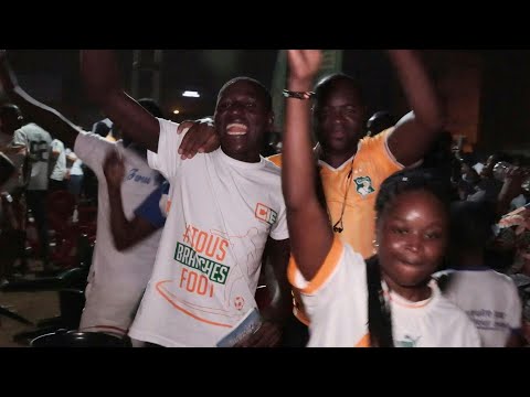 CAN: les Ivoiriens célèbrent la victoire de leur pays qui élimine le Sénégal | AFP